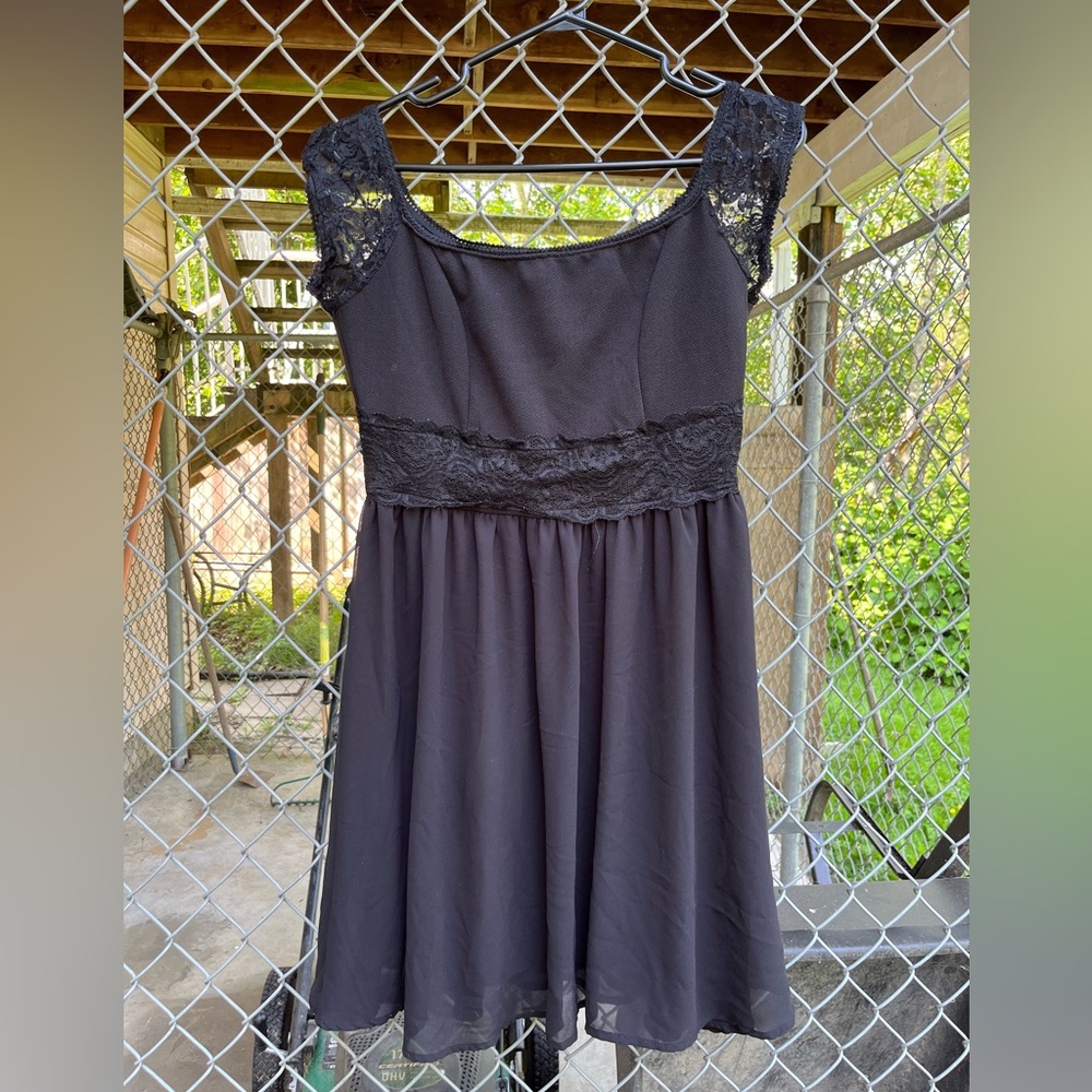 Midnight Hour Black Mini Dress